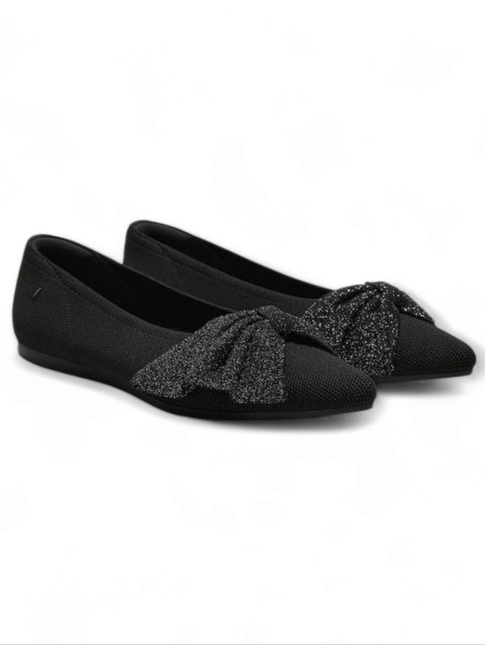 Vivaia Pointed-Toe Bow Flats (Azura)